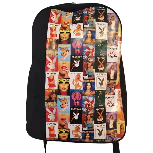 PLAYBOY Colorful Collage Backpack - Picture 2 of 9